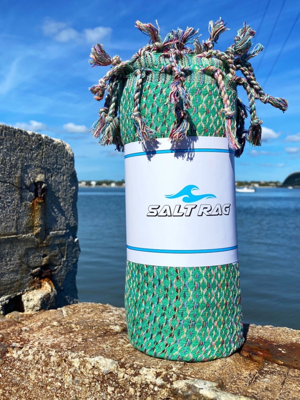 The Ahi Rag — Green Salt Rag™ Turkish Beach Towel